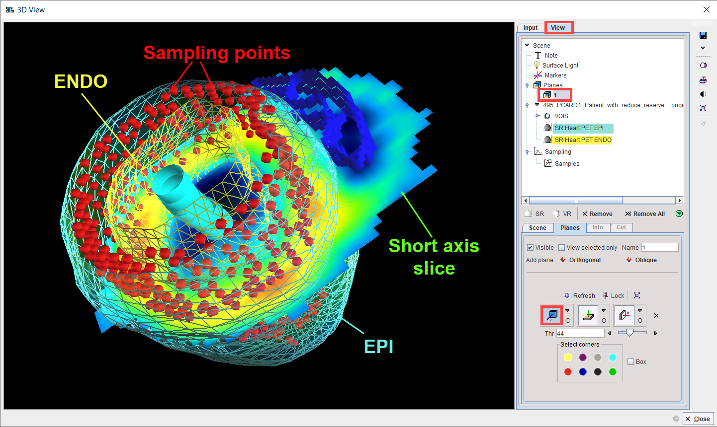 PCARD Sampling Points 3D