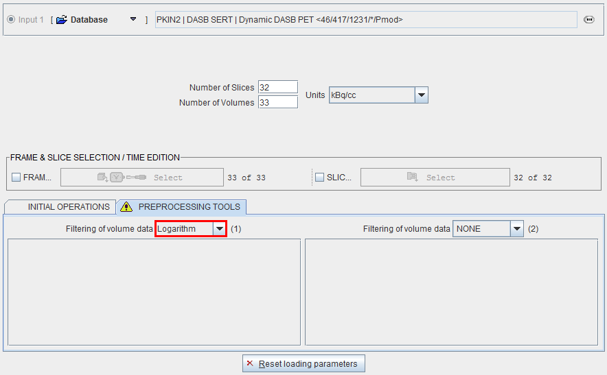 PXMOD Regression Volume Data