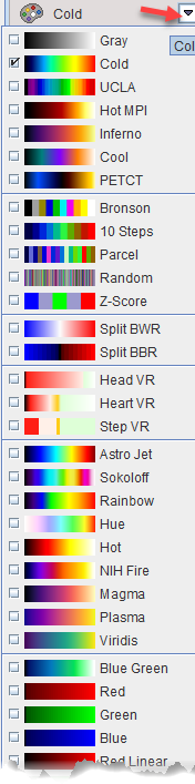 Color table Selection